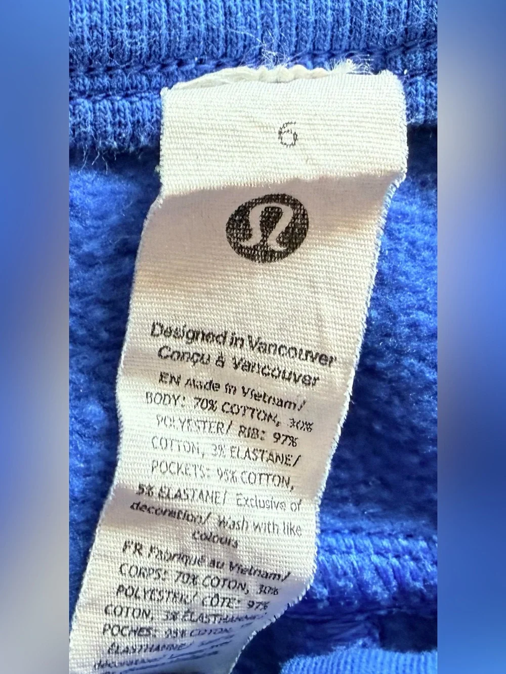 lululemon athletica Royal Blue Drawstring Athletic Shorts